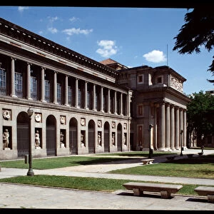 View of the Prado museum (photography)