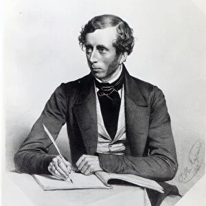 William Thompson (1805-52) 1849 (engraving) (b&w photo)