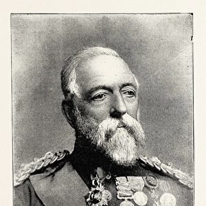 GENERAL SIR DANIEL LYSONS, G. C. B. Constab!e of H. M. Tower, engraving 1890, UK, U