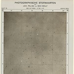 Max Wolf and Joh. Palisa, Photographische Sternkarten (April 24, 1901), German, active