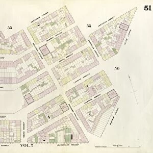 Plate 51: Map bounded by Bleeker Street, Cornelia Street, Sixth Avenue, Carmine Street