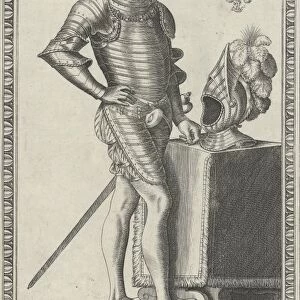 Portrait of King Henry II of France, Frans Huys, Hans Liefrinck I, 1546 - 1562