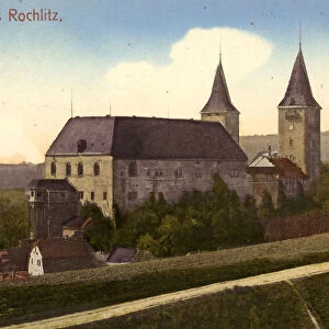 Schloss Rochlitz Colored Germany Buildings Rochlitz