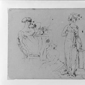 Sketchbook 1810-20 Ink wash paper 9 x 11 1 / 2