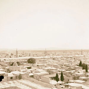 View Damascus minarets 1900 Syria