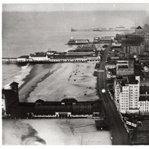 Aerial view of Atlantic City, New Jersey, USA, from a Zeppelin, 1930 (1933)