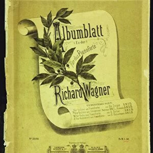 Albumblatt (Es-dur) fur das Pianoforte, Mainz, 1882, 1882