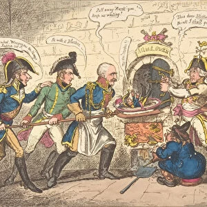 The Allied Bakers or the Corsican Toad in the Hole, April 1, 1814. April 1, 1814