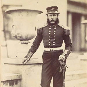 Brevet Lieutenant Colonel Cure, 1856. Creator: Alfred Capel-Cure