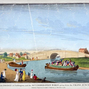 Bridge over the Grand Union Canal, Bayswater, London, 1801