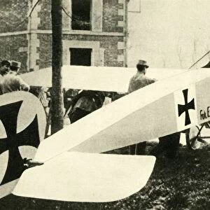 Captured German Fokker plane, First World War, 1915-1916, (c1920). Creator: Unknown