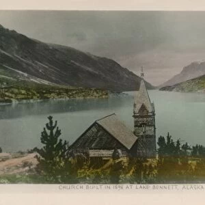 Church Built in 1898 at Lake Bennett, Alaska, c1910