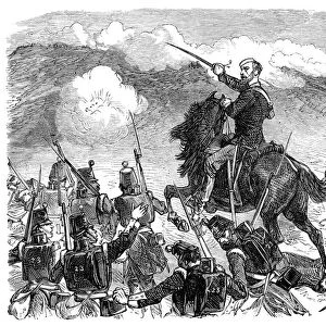 Codringtons brigade at the Battle of the Alma, Crimean War, 1850s, (1888)