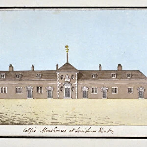 Colfes Almshouses in Lewisham, London, c1795