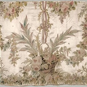 Coverlet and Fragments, c. 1760-1770. Creator: Philippe de Lasalle (French, 1723-1805)