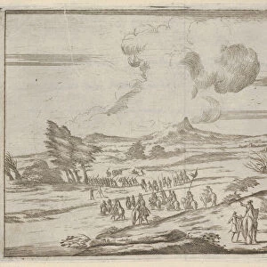 Following Francesco I d Estes Example, His Troops Safely Pass Torrents During Extreme
