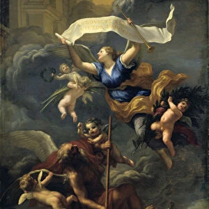 The Glory of Louis XIV - Triumph of Time, 17th century. Artist: Baldassare Franceschini