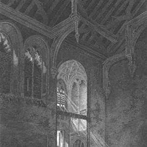 The Great Hall, Eltham Palace, Kent, 1804. Artist: J Storer
