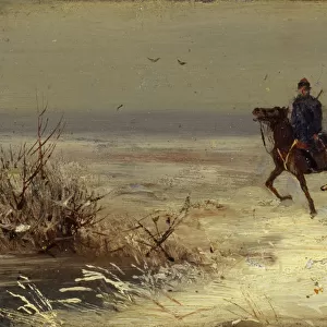 On the Hunting, Second Half of the 19th cen Artist: Kivshenko, Alexei Danilovich (1851-1895)