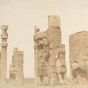 L antica porta d ingrezza a Persepolis], 1858. Creator: Luigi Pesce