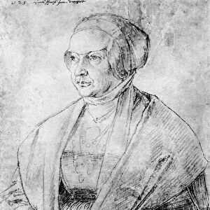 Margarete von Brandenburg-Ansbach, 1525, (1936). Artist: Albrecht Durer