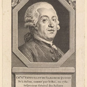 Portrait of Charles George Fenouillot de Falbaire de Quingey, 1787