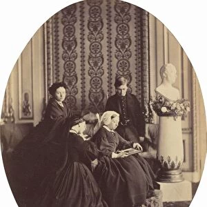 Queen Victoria in Mourning, 1862. Creator: William Samuel Bambridge