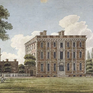 Rear view of Silver Hall, Twickenham Road, Isleworth, Middlesex, 1801