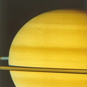 Saturns cloud deck. Creator: NASA