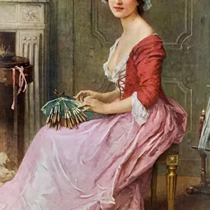 The Seamstress, late 19th or early 20th century. Artist: Charles Amable Lenoir