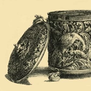 Silver gilt cup and cover, 1669-1670, (1881). Creator: W T Roberts
