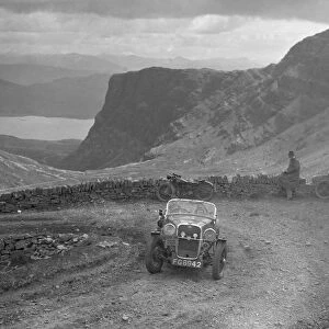 Singer Le Mans of TL McDonald competing in the RSAC Scottish Rally, 1936. Artist: Bill Brunell
