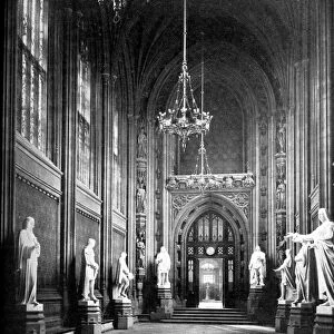 St Stephens Hall, Palace of Westminster, London, c1905