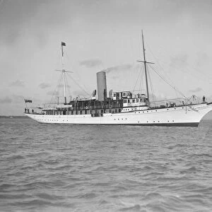 The steam yacht Marynthea, 1911. Creator: Kirk & Sons of Cowes
