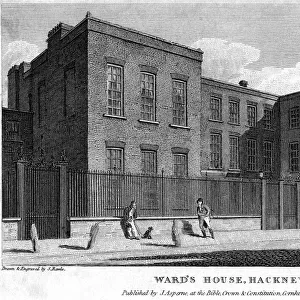 Wards House, Hackney, London, 1805. Artist: Samuel Rawle