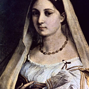 Woman with a Veil (La Donna Velata), 1512 / 13 Artist: Raphael