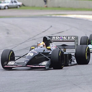 1994 Brazilian Grand Prix. Interlagos, Sao Paulo, Brazil. 25-27 March 1994. Karl Wendlinger (Sauber C13 Mercedes) 6th position. Ref-94 BRA 46. World Copyright - LAT Photographic