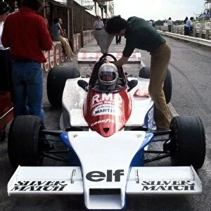 Formula One World Championship: Rene Arnoux Martini MK23 failed to qualify on his and the team├òs GP debut