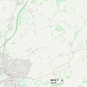 East Hertfordshire SG12 7 Map