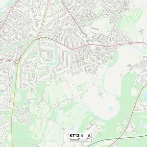 Elmbridge KT12 4 Map