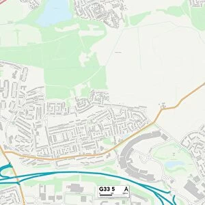 Glasgow G33 5 Map