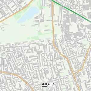 Lewisham SE15 6 Map