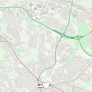 Sheffield S2 1 Map