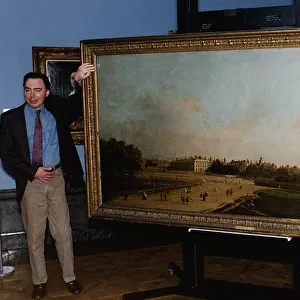 Art Artists Canaletto Andrew Lloyd Webber inspecting his £