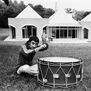 Keith Moon, drummer of The Who rock group, pictured at his new £60