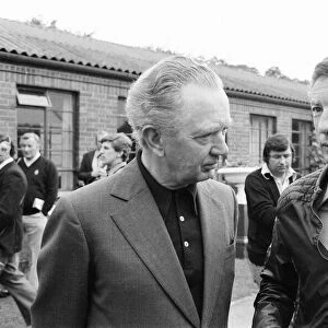 Lester Piggott and trainer Vincent O Brien at Epsom Racecourse, Tuesday 6th June 1978