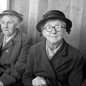 Old age pensioner Mrs Eliza Bates from Brighton October 1957