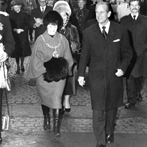 Prince Philip, Duke of Edinburgh, visits Wigton in Cumbria