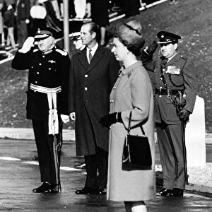Queen Elizabeth II and Prince Philip officially opens the Tyne Tunnel, North Tyneside