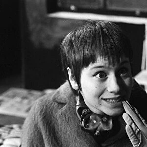 Rita Tushingham rehearsing The Knack at the Royal Court Theatre March 1962